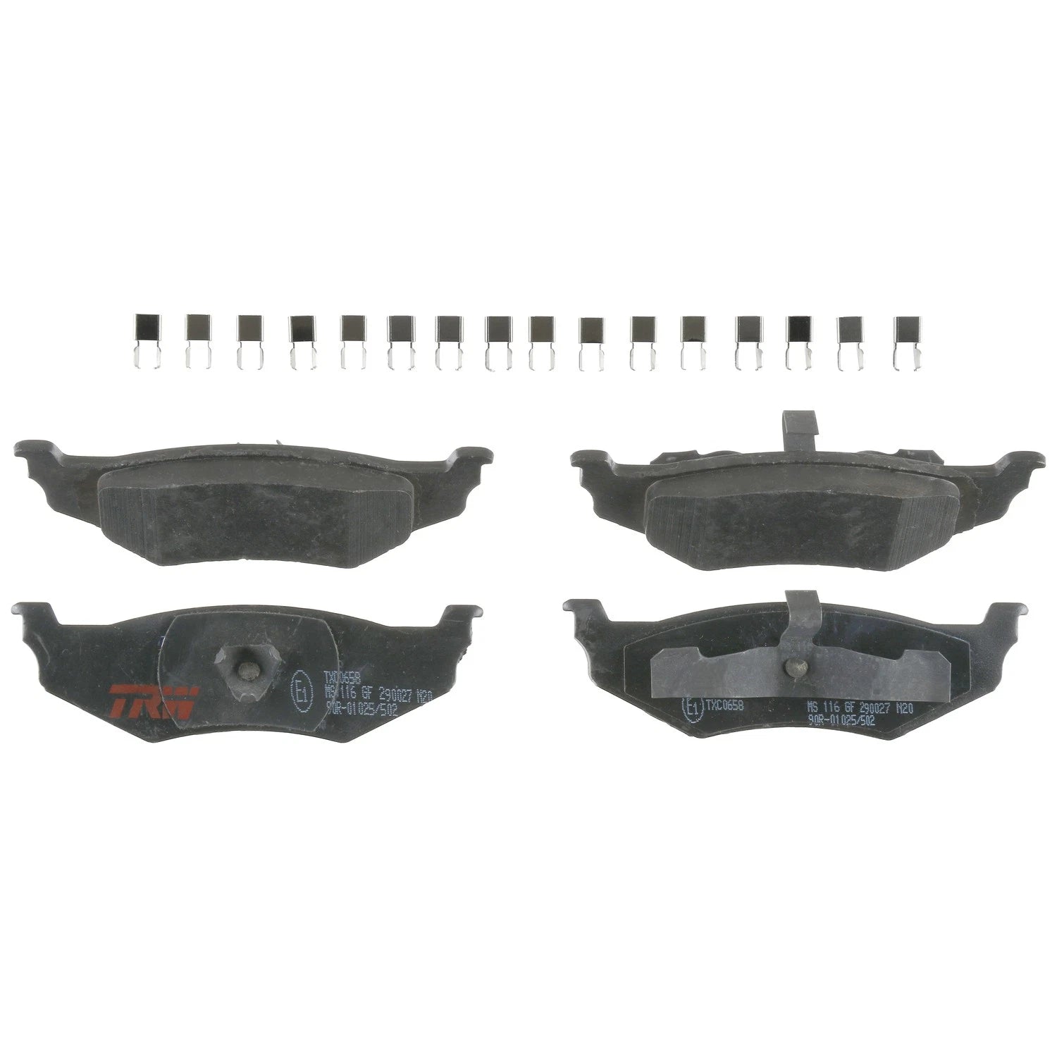 Set of 4 Disc Brake Pads for Dodge Intrepid (1995–2004)