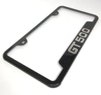 License Plate Frame Front Black Licensed Laser Etched for Ford Mustang GT500 (2007–2014)