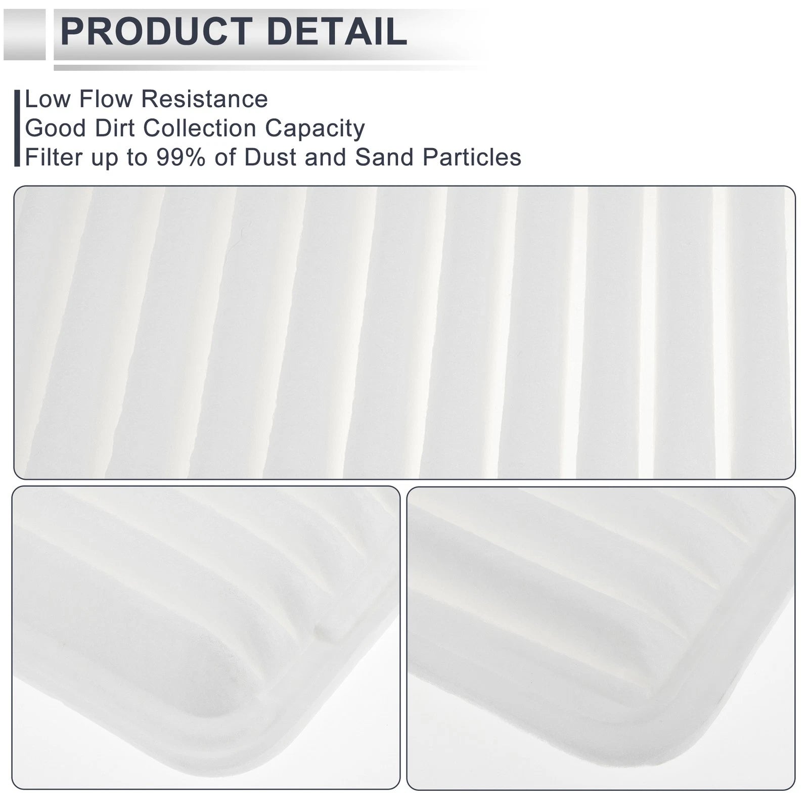 Car Engine Air Filter for Toyota Camry (No. 178010H050/1780128030/17801YZZ02)