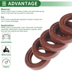 Set of 5 Oil Seal Rotary Shaft Seal FKM Rubber 26x40x8mm