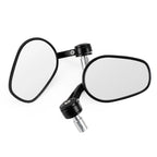 Pair 7/8" CNC Aluminium Bar End Mirrors for Triumph Street Triple (2006–2023)