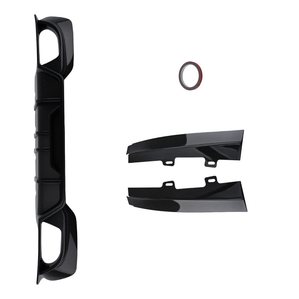 Rear Bumper Lip Diffuser for BMW 3 Series G20 M Sport (2019–2022) Carbon Fiber