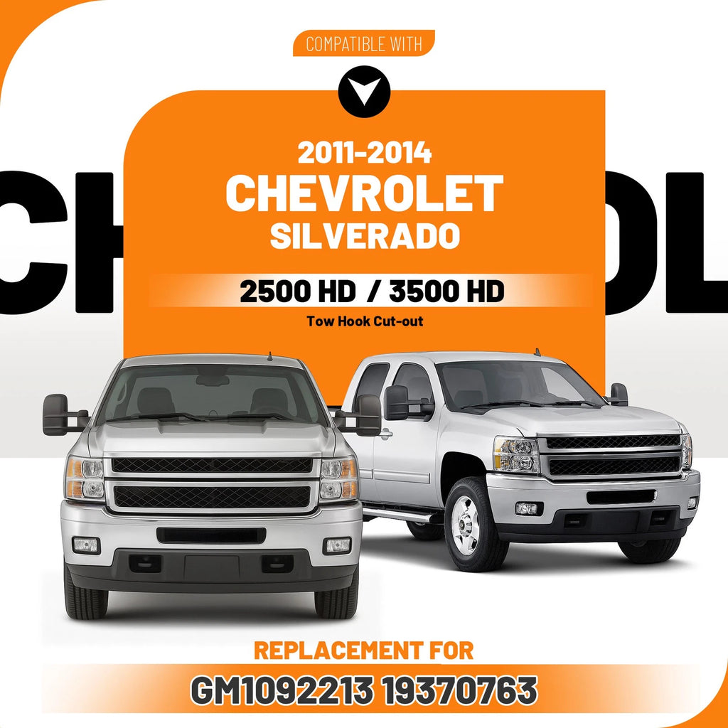 Front Valance Bumper Air Deflector for Chevy Silverado 2500HD 3500HD (2011–2014)