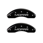 Set of 4 Gloss Black Caliper Covers for 2015-2017 Jeep Renegade 2.4L