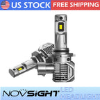 2X 9005 HB3 LED Headlight Bulbs Kit for High/Low Beam (6500K, 22000LM)