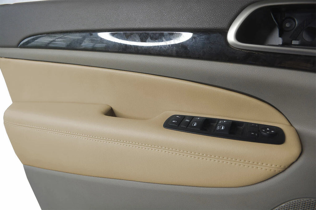 Front Insert Door Panel Cover Leather for Jeep Grand Cherokee (2011–2019) Beige