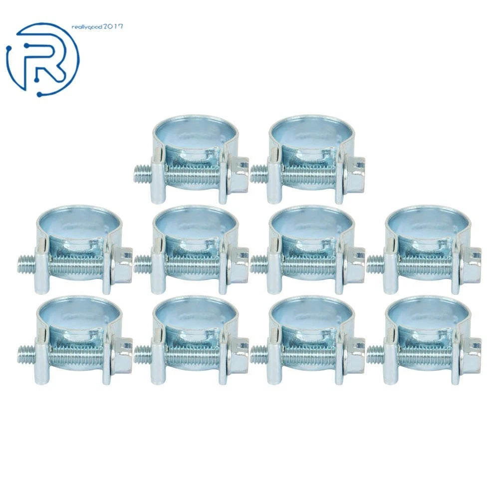 10Pcs 5/16" Fuel Injection Gas Line Hose Clamps for