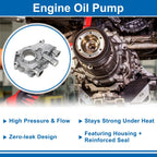 Engine Oil Pump for Nissan Frontier (2005–2019) - 15010EA200, 15010EA20A, M525