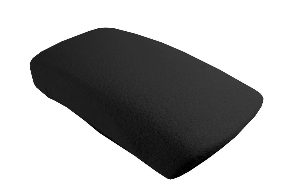 Fleece Console Lid Armrest Cover for Nissan Rogue (2014–2016) Black