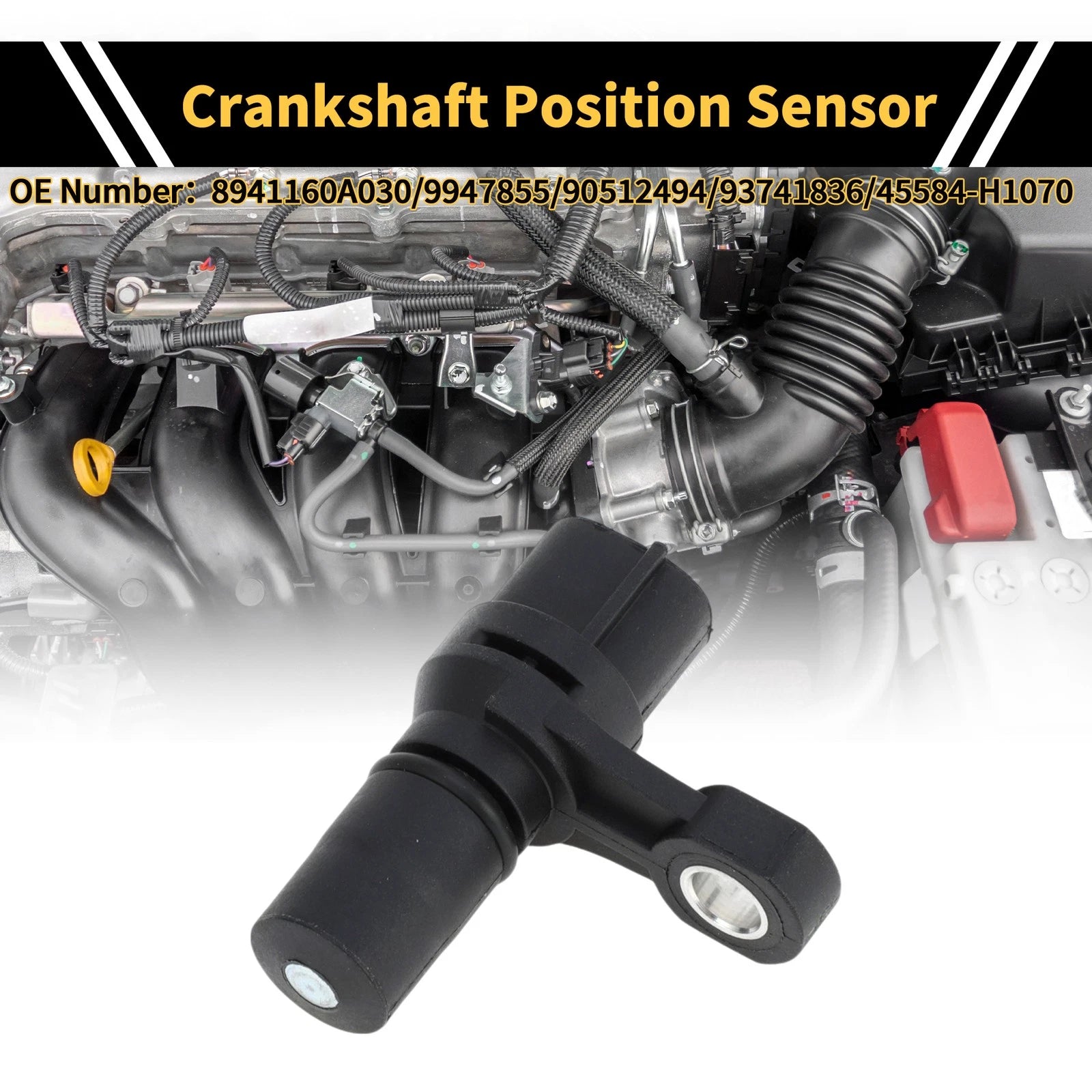 Crankshaft Position Sensor for KIA Sedona 2.5 V6 (1999–2001) No. 90512494