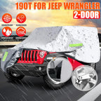 1x Waterproof Car Cover for Jeep Wrangler CJ YJ TJ (1987–2019)