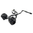 Black Motorcycle Handlebar Control Switches & Wiring Harness for Harley Dyna Vrod