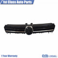 Front Black Trim with Chrome Grille for VW MK7 Golf/GTI (2015–2016)
