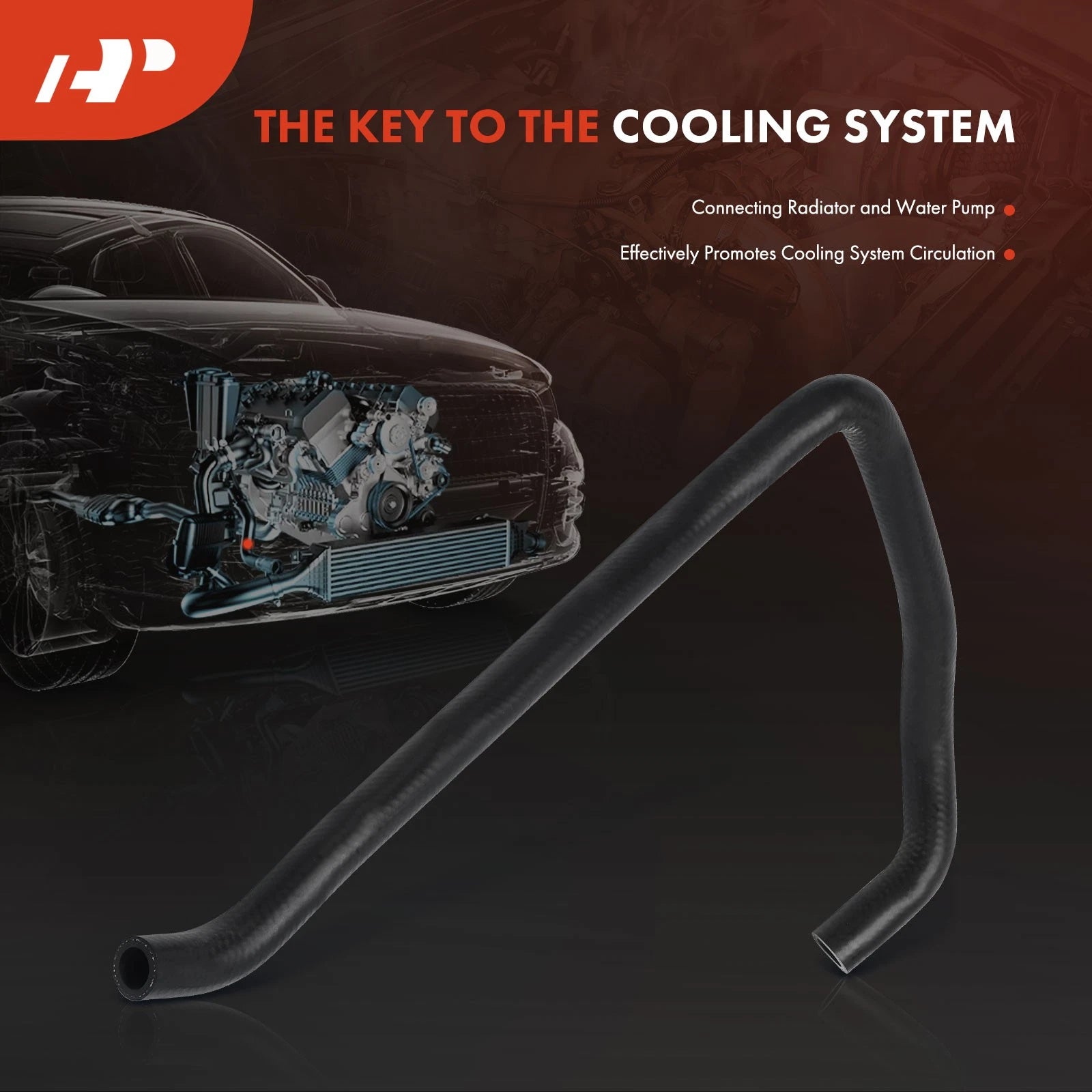 Coolant Pipe for BMW E60 525i 528i xDrive 530xi X3 Z4 (2007–2010)