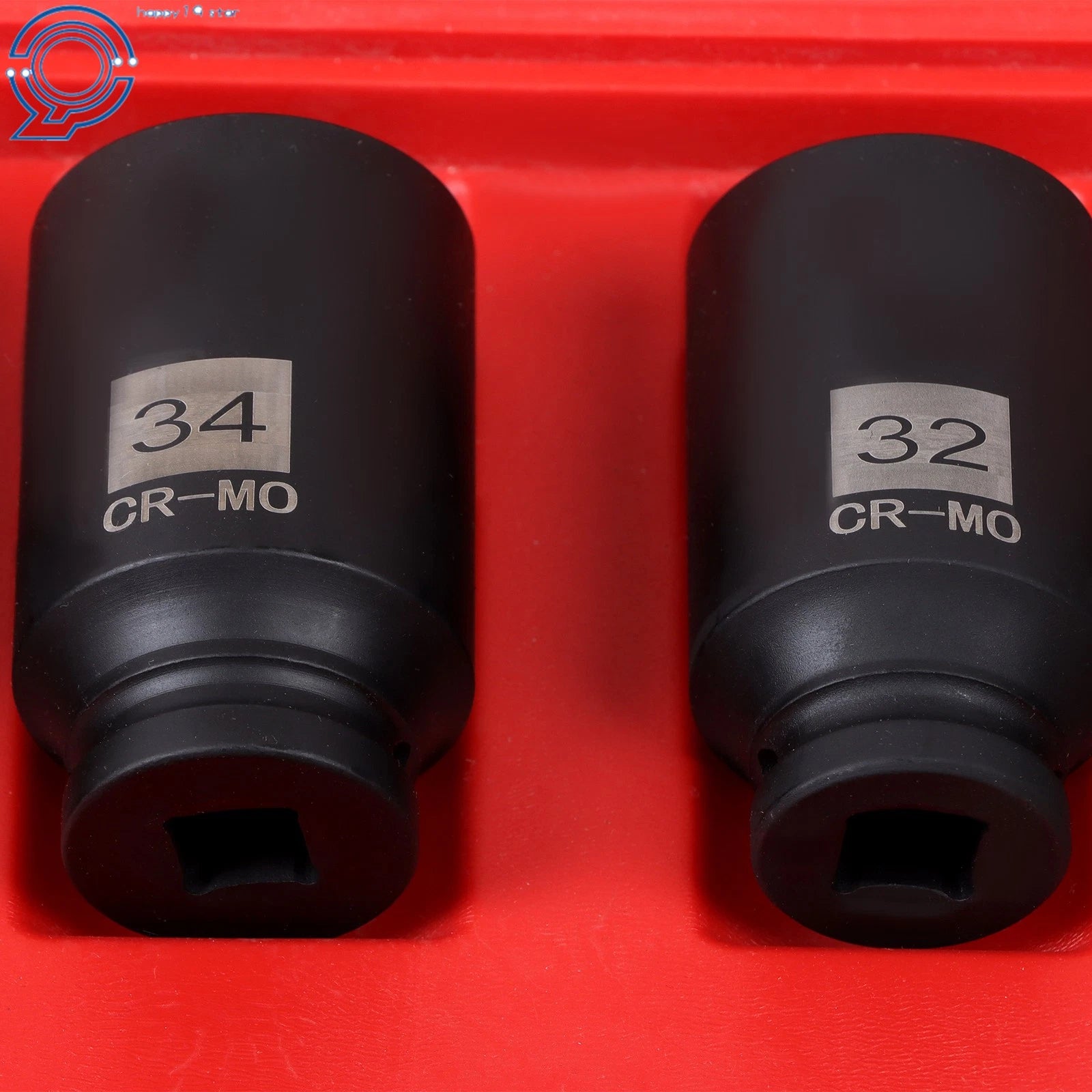 Set of 4 Spindle Axle Nut Sockets for Automotive (30mm, 32mm, 34mm, 36mm)
