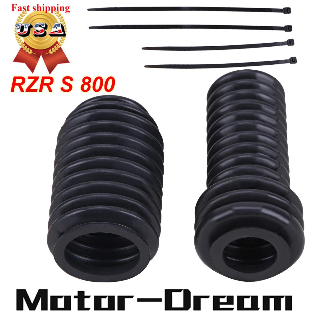Set of 2 Steering Rack Boots for Polaris Ranger 400 500 570 700 800 900 (2012–2013)