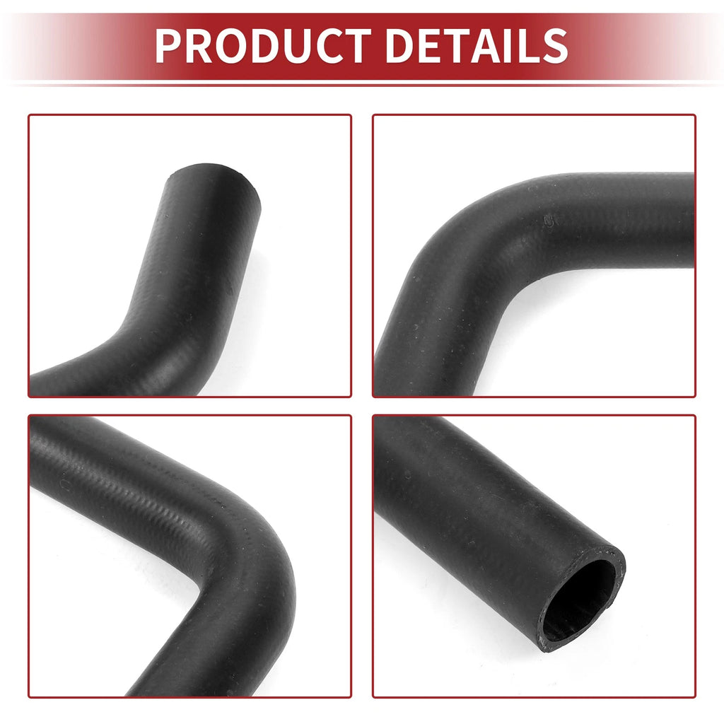 Radiator Hose for Toyota Camry 2.2L (1997–2001) No. 16572-74290 Rubber Black