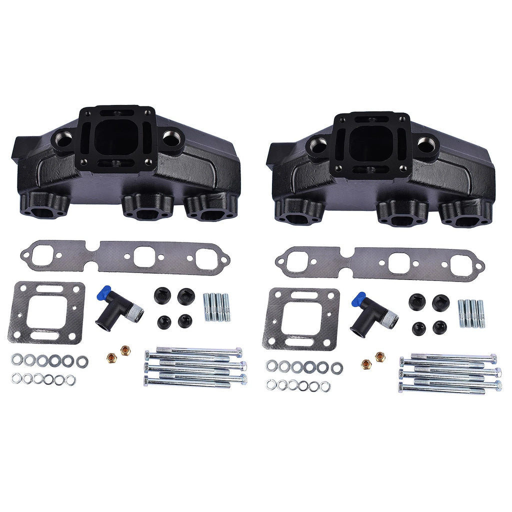 2Pcs Exhaust Manifold for Mercruiser 4.3L (YYYY–YYYY)