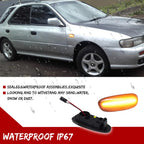 Sequential Smoked LED Side Marker Lights for Subaru Impreza (1993–2001)