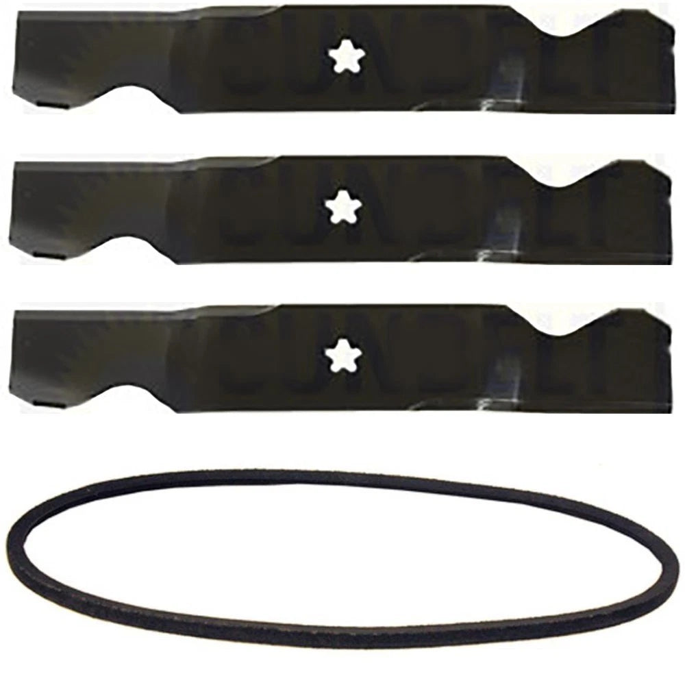 Mower Lift Blade Belt Combo Kit 54" for Craftsman AYP (Fits 187256, 187254, 196103)