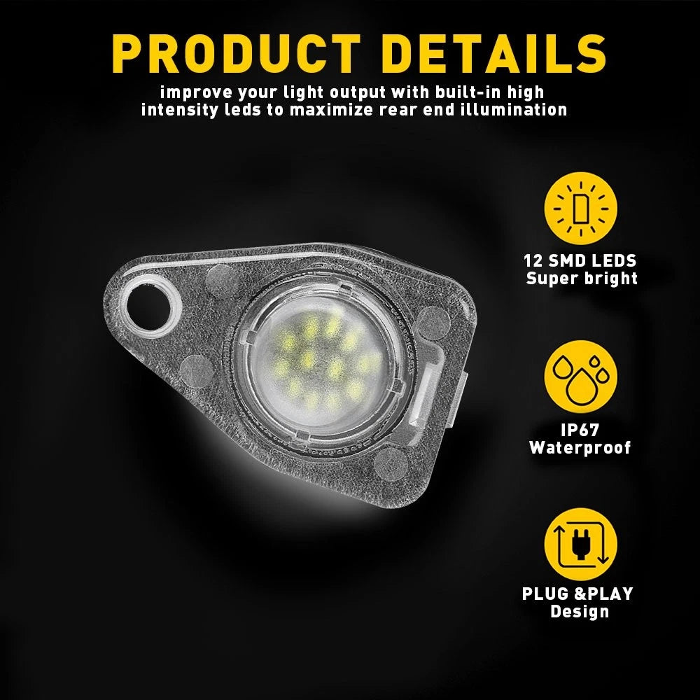 LED License Plate Lights for Ford Freestar, Freestyle, Expedition (2003–2007)