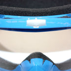 Clear Blue Motocross Goggles for Dirt Pit Bike (Anti-Fog, UV Protection)