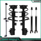 Front Struts Rear Shocks Sway Bars Kit w/Coil Spring for Nissan Altima (2013–2018)
