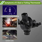 Engine Coolant Thermostat Housing Assembly for BMW 640i (2012–2018)
