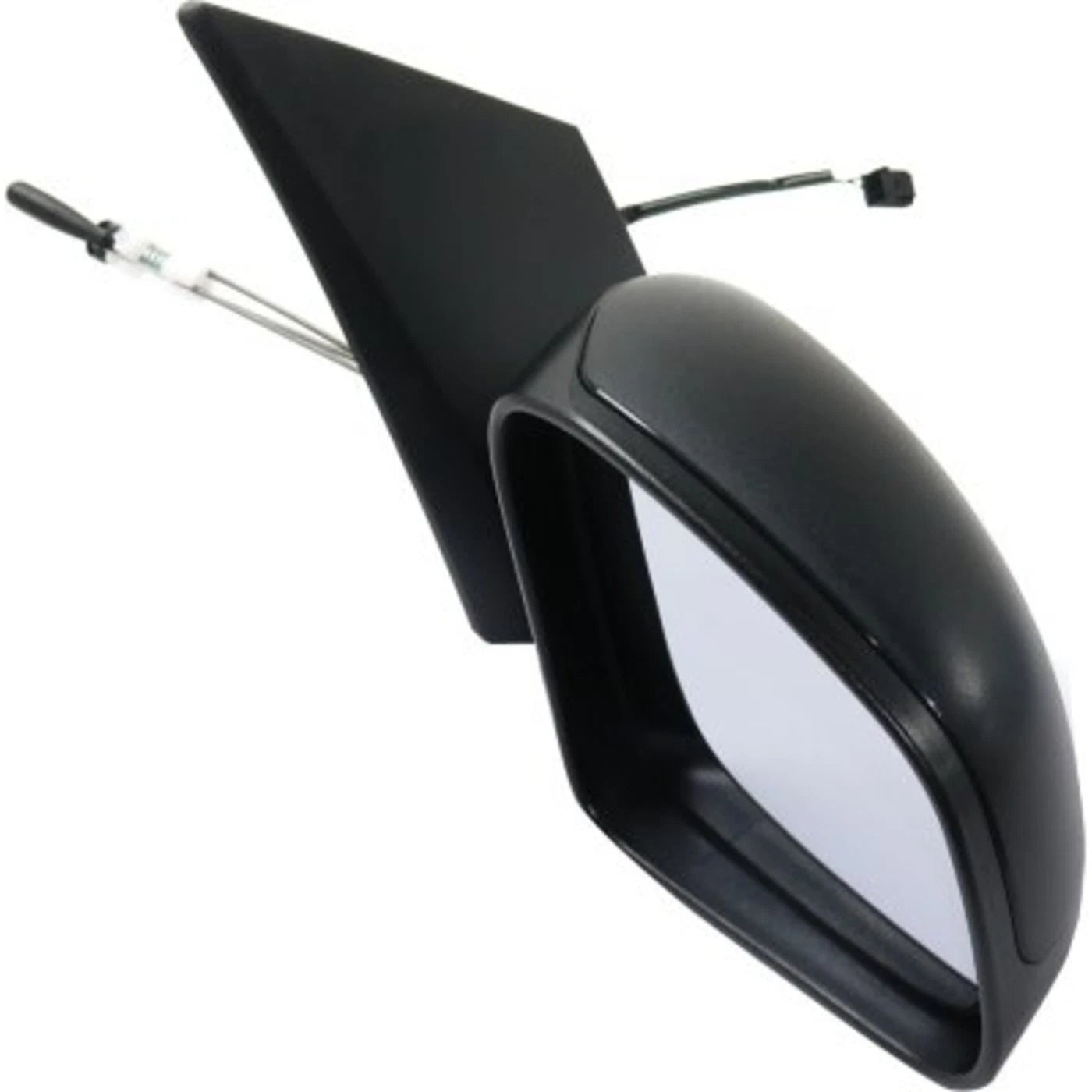 Set of 2 Manual Mirrors for Smart Fortwo (2016–2018) Textured Black