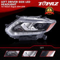 Left LED Headlamp Assembly for Nissan Rogue (2014–2016)
