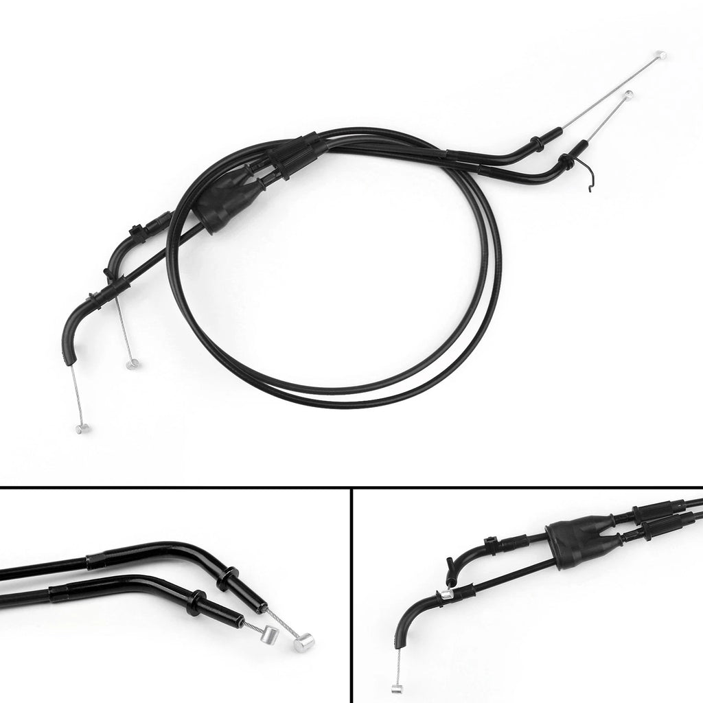 Throttle Cable for Kawasaki Ninja ZX6R ZX600P (2007–2008) Black