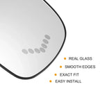 Heated Right Rearview Mirror Glass for Chevy Silverado Avalanche Suburban (2007-2014)