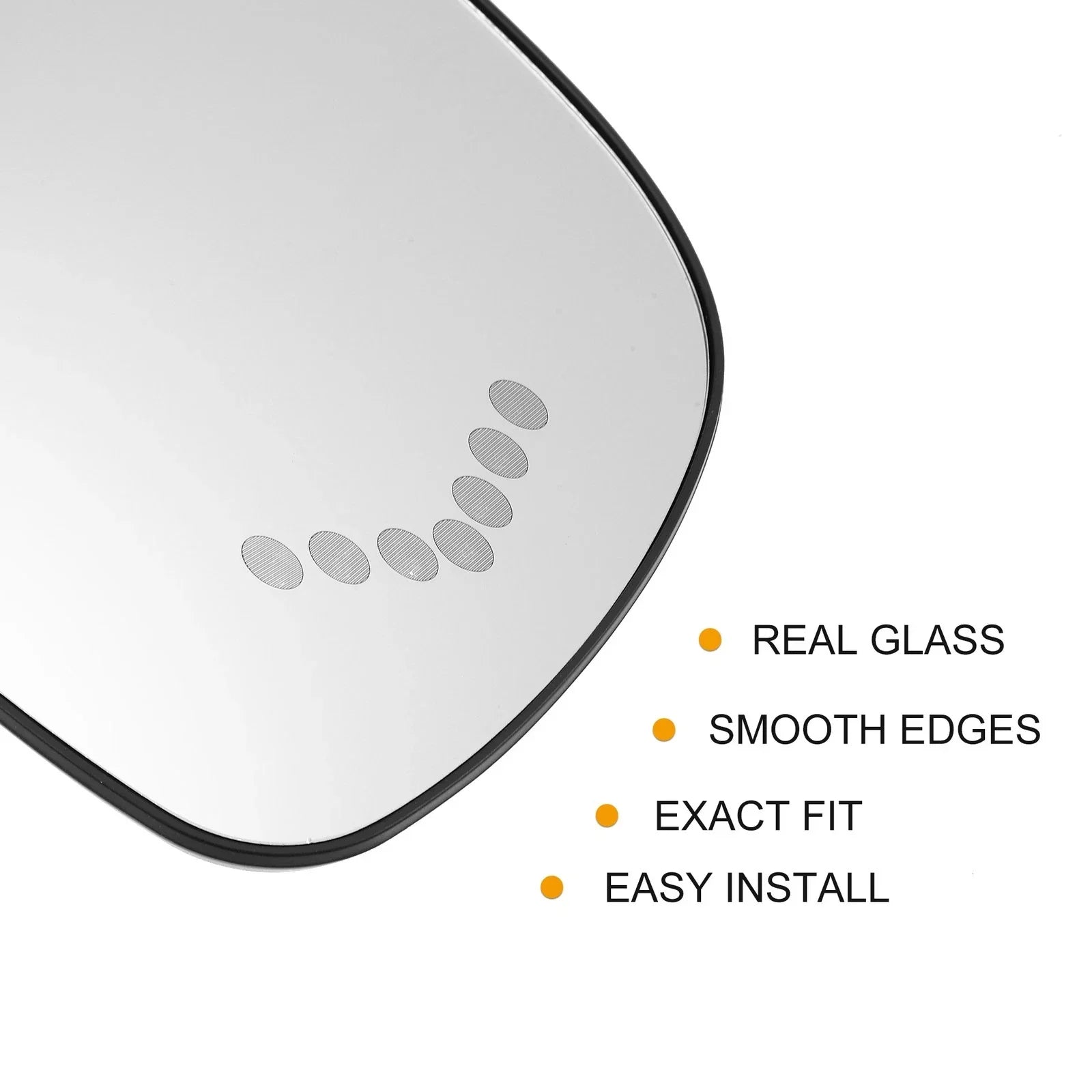 Heated Right Rearview Mirror Glass for Chevy Silverado Avalanche Suburban (2007-2014)