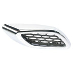 Fender Cover Car Lateral Air Vent Left Silver Chrome