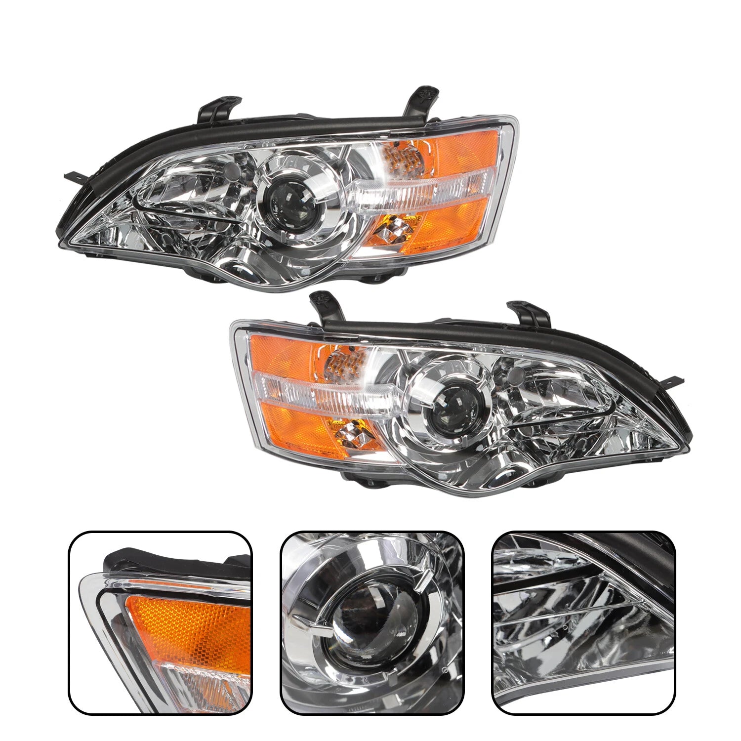 2X Halogen Headlight Set for Subaru Legacy Outback (2006–2007)