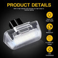 2X LED License Plate Lights for Ford Transit Connect (MK6 MK7)
