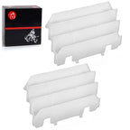 Pair Radiator Louvers Guards for Kawasaki KX125 KX250 (1997–2005)