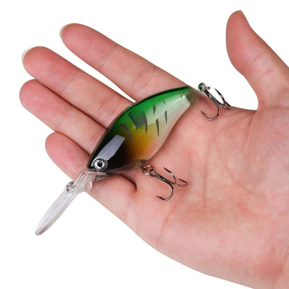 Deep Diving 18g Lure with 6# Hooks for Freshwater and Saltwater