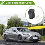 Lexus NX300 Gear Shift Knob Cover 2 x Black Carbon Fiber (2014-2021)