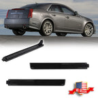 Smoked Rear Bumper Side Marker Light Reflectors for Cadillac CTS (2008–2013)