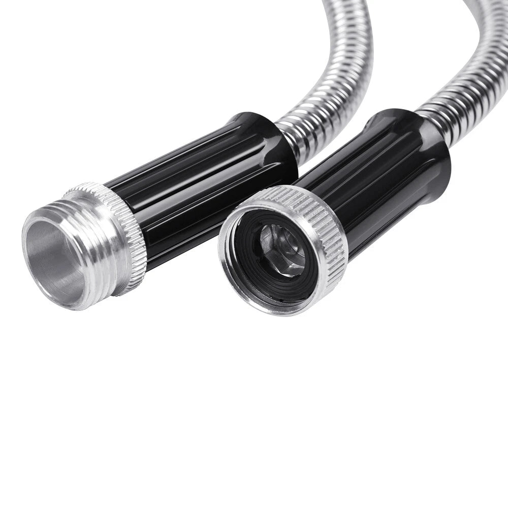 100FT Stainless Steel Flexible Garden Water Hose Pipe