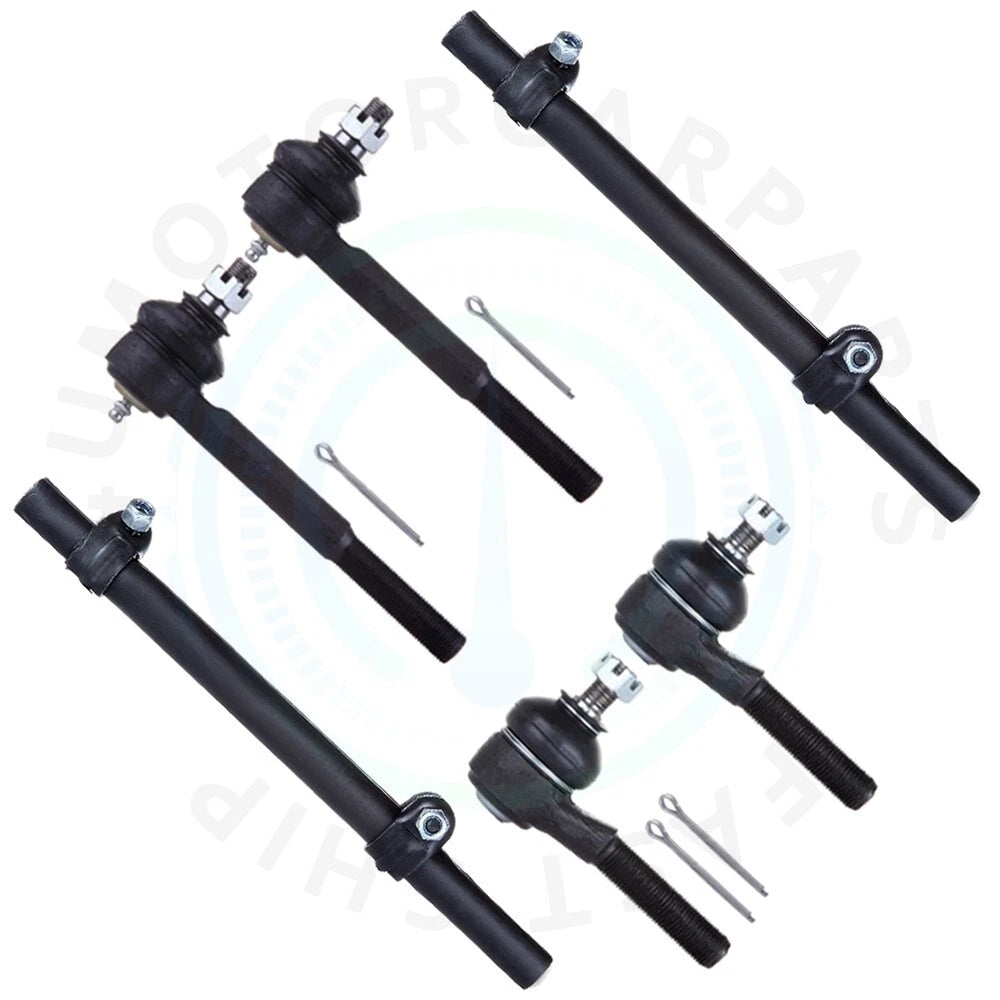 Set of 6 Tie Rod Adjusting Sleeves for Lincoln Town Car (1995–2002)