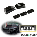 5X Black Smoked Lens LED Cab Roof Marker Lights for Hummer H2 (2003–2009)