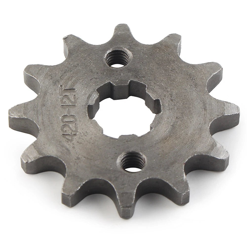 17MM Front Chain Sprocket for 50cc 70cc 90cc 110cc 125cc Pit Dirt Bike (420-12T)