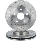 Front Drilled Slotted Brake Rotors for Toyota Camry Sienna (1998–2003)