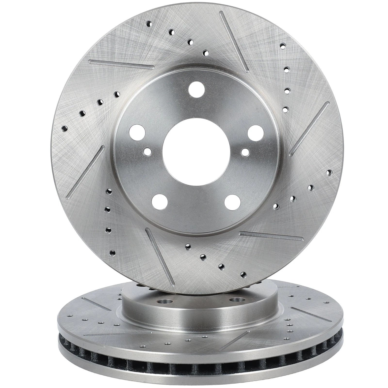 Front Drilled Slotted Brake Rotors for Toyota Camry Sienna (1998–2003)