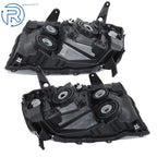 Set of 2 Halogen Black Housing Headlights for Honda Pilot (2009-2011)