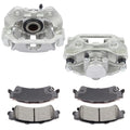 Rear Left Right Brake Calipers & Ceramic Pads for Chevrolet Silverado 1500