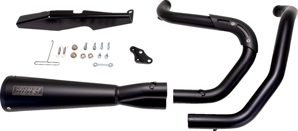 2-into-1 Upsweep Black Exhaust for Harley Sportster (2014–2022)