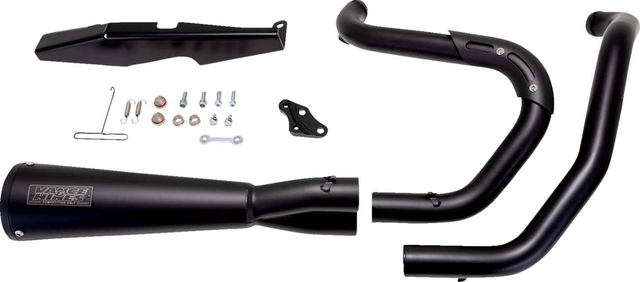 2-into-1 Upsweep Black Exhaust for Harley Sportster (2014–2022)